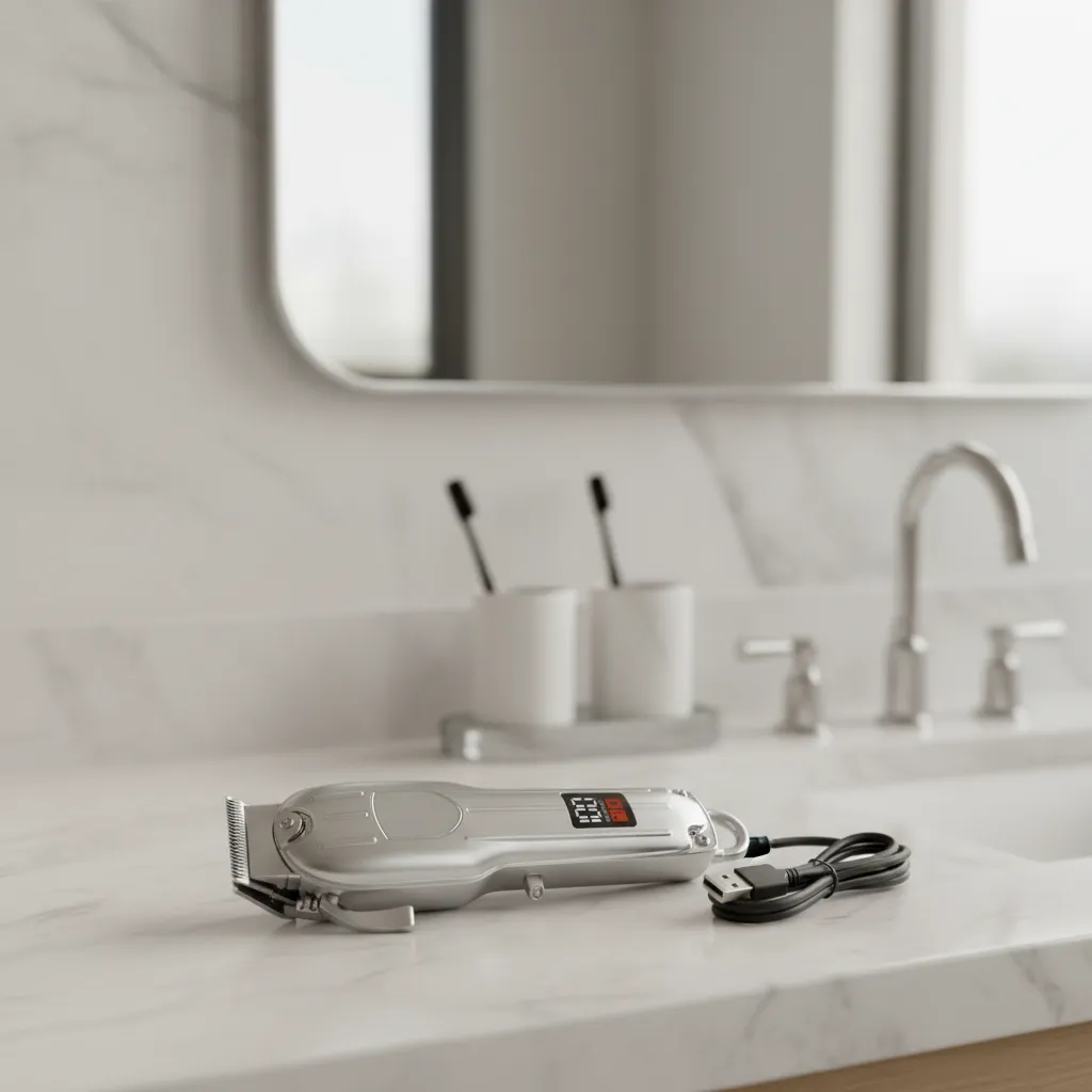 Afeidadora Pro - Professional Hair Clipper VBT-808 Plateado - Image 8